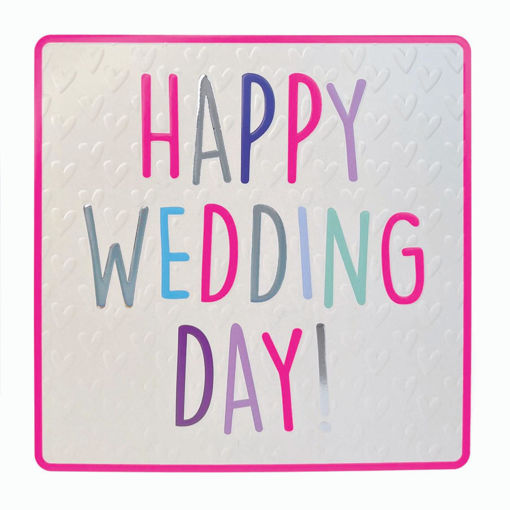 Picture of HAPPY WEDDING DAY CARD